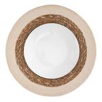 Set de table SAUVAGE II Zostère / Jute - Blanc