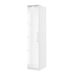 Armoire Optima II Blanc - Largeur : 45 cm - Sans portes miroir