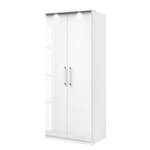 Armoire Optima II Blanc - Largeur : 90 cm - Sans portes miroir