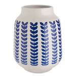Vase DELFT Dolomit - Weiß / Blau