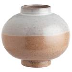 Vase LIVIA Terracotta - Blanc / Marron