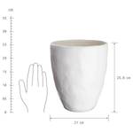 Vase BRIDGET Keramik - Weiß