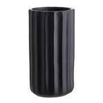 Vase LIV II Porzellan - Schwarz - Durchmesser: 7 cm