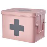 Medikamentenbox MEDIC Eisen - Rosa / Grau - Rosa