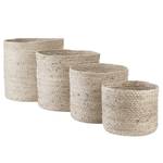 Korb BURLAP II Jute - Natur - Durchmesser: 18 cm