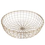 Korb GRID III Eisen - Gold - Durchmesser: 30 cm