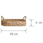 Korb BASIC BRAID Wasserhyazinthe - Natur - 15 x 6 cm