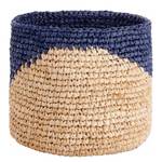 Korb ISALO III Raffia - Natur / Blau