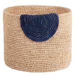 Korb ISALO VII Raffia - Natur / Blau