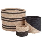 Korb ISALO VIII Raffia - Natur / Anthrazit