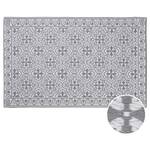 Tapis int. / ext. COLOUR CLASH carreaux Polypropylène, dont au moins 20% est recyclé - Gris / Blanc