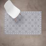 Tapis int. / ext. COLOUR CLASH carreaux Polypropylène, dont au moins 20% est recyclé - Gris / Blanc