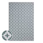 In-/Outdoorteppich COLOUR CLASH Mosaik I Polypropylen, davon mind. 20% recyceltes - Mint - 118 x 180 cm