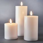 Bougies LED NORDIC LIGHT - Lot de 3 Cire - Blanc - Blanc