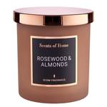 Bougie parfumée Rosewood SCENTS OF HOME Verre coloré / Cire - Marron / Bronze