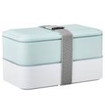 Lunchbox SNACK PACK II polypropeen - lichtblauw/wit