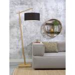 Lampadaire Andes I Bambou massif / Fer - 1 ampoule - Noir