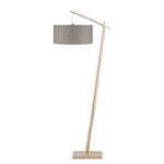 Staande lamp Andes I massief bamboehout/ijzer - 1 lichtbron - Beige