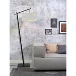 Lampadaire Andes II Bambou massif / Fer - 1 ampoule - Crème