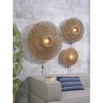 Wandlamp Bali massief bamboehout/ijzer - 1 lichtbron - Diameter: 44 cm