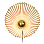 Wandlamp Bromo I massief bamboehout/ijzer - 1 lichtbron - Diameter: 40 cm