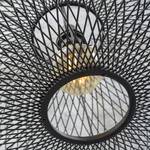 Lampada da soffitto Cango Massello di bambù / Ferro - 1 punto luce - Nero