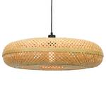 Hanglamp Palawan massief bamboehout/ijzer - 1 lichtbron - Beige - Diameter: 60 cm