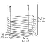 Organizer da cucina Matilda I Argento - Metallo - 24 x 25 x 15 cm