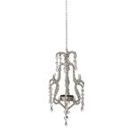 Bougeoir ROYAL HEIGHTS CHANDELIER Verre / Fer - Argenté