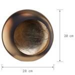 Teelichthalter MOON Eisen - Gold - Höhe: 20 cm