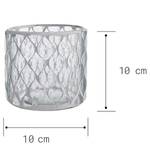 Teelichthalter SHIMMER&SHINE Glas - Transparent - Höhe: 10 cm