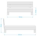 Lit en bois massif AresWOOD II 120 x 200cm