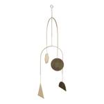 Mobile PEACEFUL HOME Eisen / Aluminium - Gold