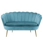 Sofa Ralemo (2,5-Sitzer) Samt - Blau