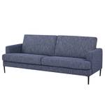 Sofa Rasch (3-Sitzer) Strukturstoff - Blau