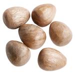 Deko-Eier EASTER (6er-Set) Mangoholz - Natur