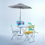 Parasol SIESTA X Aluminium / Polyester - Gris