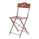 Chaise de jardin Daisy Jane Fer - Rouge