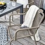 Chaise de jardin Loops Fer / Polypropylène - Gris