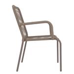 Chaises de jardin Loops (lot de 2) Fer / Polypropylène - Gris