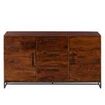 Sideboard Woodson Akazie massiv / Metall - Akazie Braun - Breite: 145 cm