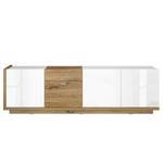 Meuble TV Lahntal II Blanc - Bois manufacturé - 198 x 59 x 41 cm