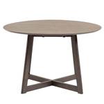 Eettafel Mobara essenhout/rubberboomhout - gefineerd essenhout/massief rubberboomhout