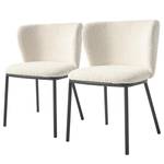 Gestoffeerde stoelen Rovigo (set van 2) Wit