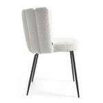 Chaises capitonnées Crombie (2er-Set) Blanc