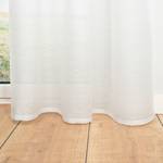 Gordijn Dot polyester - Wit - 135 x 245 cm
