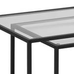 Tavolino da salotto Coogee VII (2) Vetro / Metallo - Nero