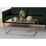 Couchtisch Penly Glas / Metall - Gold