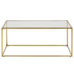 Couchtisch Penly Glas / Metall - Gold