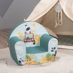 Kinderfauteuil Safari Meerkleurig - Plastic - Textiel - 34 x 42 x 51 cm